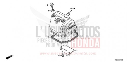 CYLINDER HEAD COVER CRF150RBD de 2013